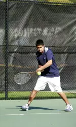 Junior Ra'ees Ismail picked up wins at No. 3 singles and doubles at Butler