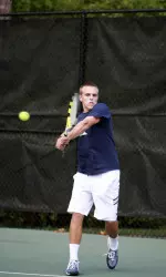 Sophomore J.T. Torbeck picked up wins at No. 4 singles and No. 2 doubles versus Marquette
