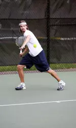Junior Mike Dieciuc won his fifth-straight singles match versus Saint Louis