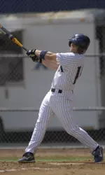 Sophomore Drew Schmidt went 2-for-4 versus Kansas on Saturday