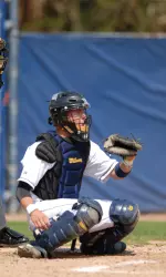 Senior catcher Tyler Aholt went 2-for-4, scored two runs and collected two RBIs on Sunday versus Youngstown State