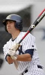 Senior Robbie Kelley knocked out his third home run of the season versus Saint Joseph's