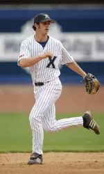 Junior Jordan Conley knocked out his first home run of the season at Ball State