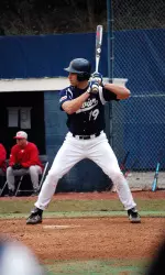 Junior Jack Bonnikson went 2-for-3 versus Miami, including his first career home run, and had two RBIs and two runs scored