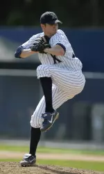 Senior Mike Creevy struck out six Richmond batters in 6.1 innings of relief Sunday