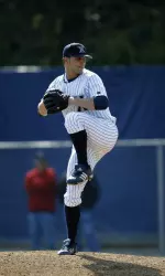 Senior Michael Lucas tossed a complete game, 9-1 win on Saturday in his final home appearance