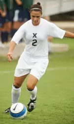 Carissa Gilbert led the XU offense with four shots, including three shots on goal.