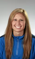 Freshman Kathryn Traut had five kills and two blocks in XU's win over GSU