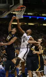 Junior Jason Love was a perfect 8-of-8 from the line versus La Salle on Sunday