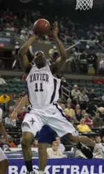 Senior B.J. Raymond led all scorers with 18 points, hitting all three of his three-point attempts.