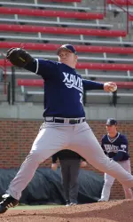 Sophomore Ben Thomas went 1-for-4 at the plate with two RBI in addition to throwing 5.2 innings