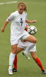 Carly Wenzel notched an assist on Friday.