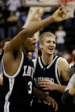 Justin Cage and Justin Doellman led Xavier to the 2006 A-10 Championship.