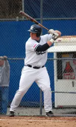 Junior Ben Thomas' only hit of the day was a big one - a three-run blast in the second inning