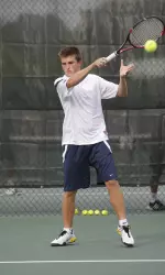 Brandon MacDonald posted a singles victory against NKU.