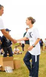 Howell shattered her personal-best in the 5K by 36 seconds.