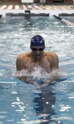 Senior Nathan Green took first in the men's 200 freestyle.