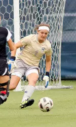 Freshman Katie Markesbery posted 11 saves in Friday's game.