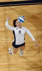 White led Xavier with 12 kills