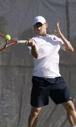 Senior Brian Starr lost in three sets at No. 6 singles.