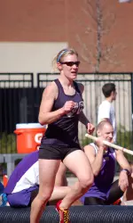 Thomas came in second in the steeplechase