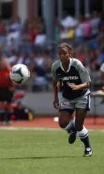 Sophomore Mariah Whitaker posted Xavier's lone goal in the 1-0 win over UE Wednesday.