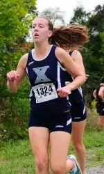 Clare Fischer had the best race in her career at Friday's National Catholic Championships.
