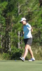 Kristin Tan leads the team in birdies after day one.