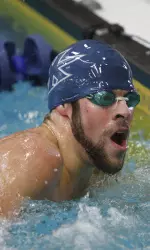Rick Stewart won both of the breaststroke events against Cincinnati to help the men's team defeat the Bearcats.