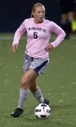 Senior Leslie Twehues fired two shots Friday night against VCU