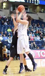 Senior Jessica Pachko had 10 points and a team-high eight rebounds at Indiana