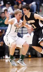 Redshirt senior Brad Redford drilled a pair of three-point shots in the final 20 seconds against Wofford.