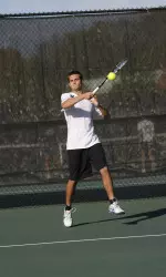 Freshman Michael Moe and the Musketeers swept BU Wednesday.