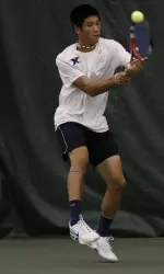 Mesa Mei helped XU earn the win with a three-set singles victory.