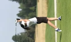 Kristin Tan hopes to repeat her performance tomorrow at the UC Spring Invite.