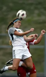 Senior Brooke Eberly scored an insurance goal Wednesday against Eastern Kentucky