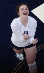 Sarah Brown's 22 digs against Morehead State Tuesday evening pushed her past 1,000 for her career.