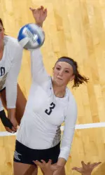 Junior Alex Blair earned the first all-conference honor of her career with a spot on the BIG EAST's second team.