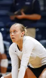 Libero Lauren Metzger earned a spot on the All-Tournament Team following her 27-dig performance in the semifinals.