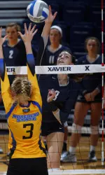 Freshman Abbey Bessler led all attackers with 25 kills.