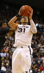 Isaiah Philmore posted a game-high tying 17 points to go along with a game-high 12 rebounds for a double-double in XU's road win over Bama.