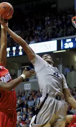 Travis Taylor grabbed a new career-high 17 rebounds in the win over Rhode Island.