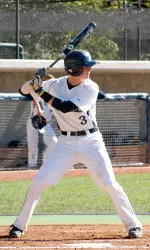 Daniel Rizzie doubled and scored for XU in the third inning.