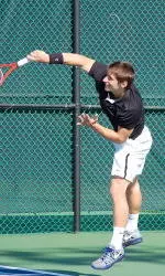 Jimmy Roebker snagged one of Xavier's four wins in singles play