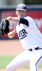 Scott Klever went 7.2 innings to earn the win in game two.