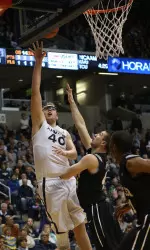 Stainbrook chipped in 17 points and seven boards in the win over Butler.