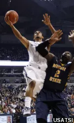 Senior guard Dee Davis dished out five assists against Murray State.