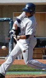 Eberhardt finished with one hit and two runs in Friday's game.