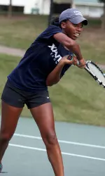 Sydney Liggins had her first shutout singles win against NKU.