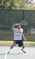 Senior Mesa Mei is on a three-match win streak in singles and is 12-5 on the season